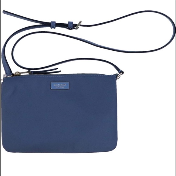 kate spade Handbags - Kate spade triple gusset blue crossbody